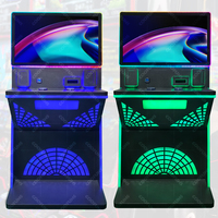 Vente directe d'usine, borne d'arcade vidéo avec écran de 27 pouces, machine de jeu à pièces, borne de jeu de compétences en métal avec écran tactile