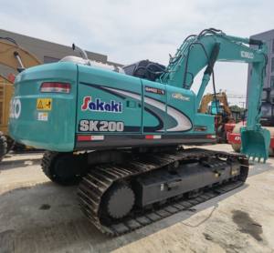 Excavatrice SK200-8 Kobelco d'occasion en excellente condition, excavatrice hydraulique d'origine japonaise sur chenilles Kobelco SK200-8 à vendre - Product Image 3