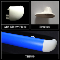 Barre de protection murale pour hôpital, antibactérienne, ignifuge, facile à nettoyer, garantie 1 an, sécurité optimale