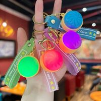 Креативный милый брелок-сквиш в форме пельменя, светящаяся игрушка-антистресс из ПВХ, идеально подходит для подарков