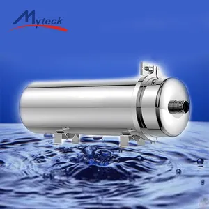 Myteck 2000LPH Versi Ditingkatkan PVDF UF Membran Ultrafiltrasi Baja Tahan Karat Filter Air Eau Penghapusan Besi Lumpur Kuning