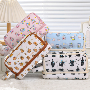 Bán buôn phim hoạt hình bút chì trường hợp công suất lớn Oxford vải năm lớp tổ chức với xử lý sinh viên Quà tặng khuyến mãi tùy chỉnh OEM - Product Image 1