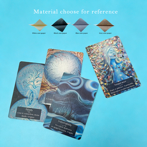 Jeu de cartes de tarot personnalisé pour débutants et professionnels, méditation, divination spirituelle, cartes oracle pour l'auto-soin, fabricant de jeux de cartes - Product Image 2
