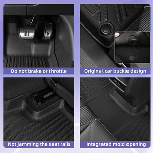 Tapis de sol de voiture TPE tout temps inodore bord 2015-2025 tapis de voiture amical pour les voitures - Product Image 3