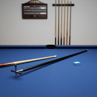 Support de queue de billard en croix, technologie noire de pointe, avec pied incassable et résistant à la flexion, pour queue de billard