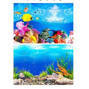 12X21Inch Dubbelzijdig <span class=keywords><strong>Aquarium</strong></span> Achtergrond <span class=keywords><strong>Aquarium</strong></span> Poster Decoratie Papier Cling Decals Behang Sticker - Product Image 6