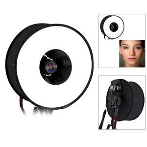 2023 New Arrival PULUZ 45cm vòng phong cách <span class=keywords><strong>Macro</strong></span> và chân dung Softbox Speedlite ánh sáng đèn Flash Khuếch tán có thể gập lại Softbox - Product Image 2