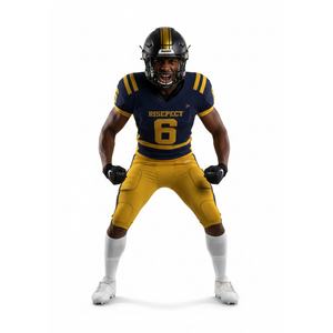 Maillot de compression pour football américain, sous-vêtement de rugby, design anti-bactérien et anti-humidité pour les joueurs de ligue - Product Image 3