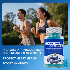 Créatine Halal Pré-entraînement Créatine <span class=keywords><strong>BCAA</strong></span> Protéines de lactosérum Gummies Biotine Créatine Magnésium Mélatonine Complément de créatine Gummies - Product Image 5