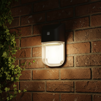   Applique murale LED certifiée DLC avec télécommande, indice de protection IP65, idéale pour les éclairages de jardin et les appliques murales