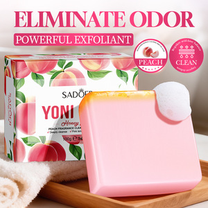 <span class=keywords><strong>Savon</strong></span> <span class=keywords><strong>intime</strong></span> féminin hydratant aux herbes, miel, pêche et rose, avec filet moussant - Product Image 1