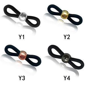 Accesorios para <span class=keywords><strong>gafas</strong></span> al por mayor, lazo de goma resistente al deslizamiento para <span class=keywords><strong>gafas</strong></span>, cordón, accesorios para <span class=keywords><strong>gafas</strong></span> de sol, lazo de silicona, resorte largo de 20MM - Product Image 1