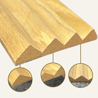 Fournisseur de panneaux muraux personnalisés OEM KASARO, panneaux en bois courbés 3D résistants à l'humidité, flexibles pour la décoration intérieure