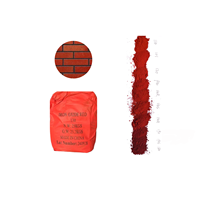 Poudre d'oxyde rouge à dispersion fine Pigments rouges Colorant Fe2O3 pour pigment de revêtement pour cylindre de poudre de couleur Holi