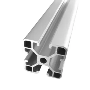 Fente en T 4040 Extrusion d'aluminium 1000MM(1M), Rail linéaire anodisé Standard européen, pour imprimante 3D et Machine CNC de bricolage