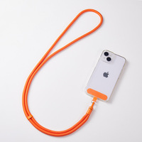 Cordon de téléphone anti-perte en tissu polyester style bandoulière 126 cm pour iPhone 17 16 Pro Max Samsung S26 Ultra