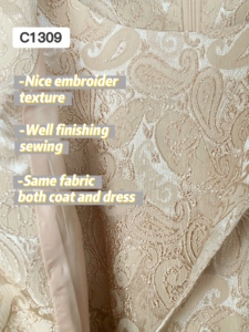 Costume de bureau formel deux pièces grande taille personnalisé pour femme, tenue d'église, robe professionnelle 100 % polyester - Product Image 3