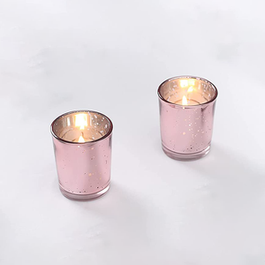 Bougeoir <span class=keywords><strong>en</strong></span> <span class=keywords><strong>verre</strong></span> mercure, rose doré, parfait pour les centres de table de mariage, de fête, décoration de la maison, écologique - Product Image 2