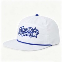Gorra Deportiva de 5 Paneles con Logotipo Bordado Personalizable al por Mayor, de Secado Rápido, Ligera, con Cierre a Presión para Hombre, para Correr y Pescar