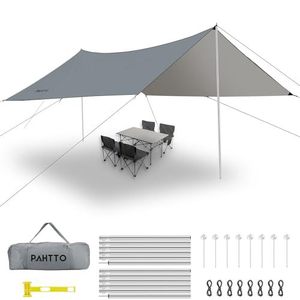Bâche de camping à fixer sur des poteaux, imperméable, 1000-1500 mm, tente de survie <span class=keywords><strong>ultra</strong></span>-légère en polyester, activités estivales en plein air, randonnée, voyage - Product Image 6