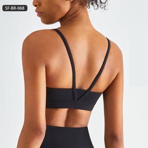 Nouveau soutien-gorge de sport ultra-doux sensation seconde peau pour femme - Débardeur de fitness sans dos à maintien élevé et antichoc avec coussinets amovibles - Product Image 2