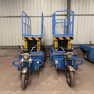 Elektrisch hydraulische driewielige schaarhoogwerker, op een voertuig gemonteerd, voor onderhoudswerken - Product Image 3