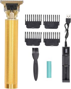 Cordless Electric Hair Trimmer for Men Barber Cutting <b>Machine</b> 0330 Bronze Black Plastic Conjoined for Shaving - Product Image 1