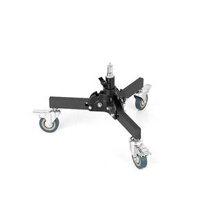 Trípode de Fotografía Profesional Resistente de 25 cm con Ruedas, Soporte de Luz de Metal, Softbox, Luces de Video, Capacidad de Carga de 10 kg - Product Image 1