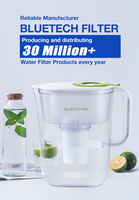 Carafe filtrante portable à eau riche en hydrogène, grande capacité, en plastique de qualité alimentaire, pour usage domestique et extérieur