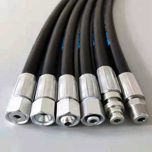 Para Hyundai Escavadeira Rock Kits Linha Hidráulica Disjuntor De Mangueira De Alta Pressão com Serviço De Corte Personalizado - Product Image 1