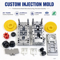 Moule d'injection professionnel sur mesure de précision pour compteurs d'eau, moule de forme d'impeller pour compteurs d'eau