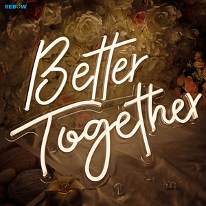 Rebow trasporto <span class=keywords><strong>di</strong></span> goccia elettronico Infrangibile Fissato Al Muro Bianco <span class=keywords><strong>di</strong></span> Plastica Acrilico Neon Sign led <span class=keywords><strong>luce</strong></span> lettere <span class=keywords><strong>parole</strong></span> - Product Image 6