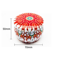 Boîtes métalliques en fer blanc vides personnalisables pour le stockage de thé, bonbons, biscuits, aliments, matcha, bougies, et comme boîtes cadeaux artisanales, avec couvercle à vis.