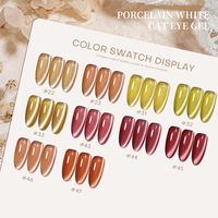 Kit de vernis à ongles en gel DIY de créateur en gros, liquide longue durée, sans HEMA, non toxique, végétalien, écologique, vernis magnétique effet œil de chat