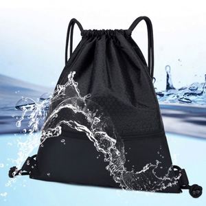 Wholesale <b>Cheap</b> Imaiwill Waterproof Nylon Jacquard Weave Drawstring Gym <b>Backpack</b> Custom Outdoor Casual Novelty Gifts - Product Image 2