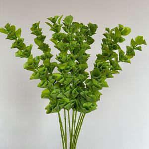 Bouquet de fleurs artificielles en coquillages Meng Jie, feuillage vert en PVC pour décorations florales - Product Image 1