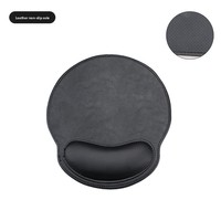 Tapis de clavier ergonomique en cuir recouvert de caoutchouc pour le jeu, le bureau ou la maison.