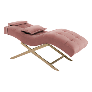 Cama de Extensión de Pestañas Moderna para Salón de Belleza, con Espuma Viscoelástica, Color Rosa, Eléctrica e Hidráulica - Product Image 1