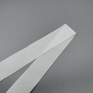 Venta al por mayor de un solo color 3,2 cm Jacquard banda elástica correas personalizadas varios colores suave poliéster/Nylon blanco elástico Fitness banda - Product Image 2