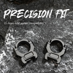 Anillas y Soportes Tácticos Impermeables de Aleación de Aluminio TYPHON de Perfil Alto de 25.4MM/1.0" para Caza - Product Image 4