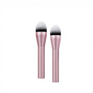 <span class=keywords><strong>Pinceau</strong></span> de maquillage rose clair à manche en aluminium, <span class=keywords><strong>pinceau</strong></span> pour blush liquide ou crème, <span class=keywords><strong>pinceau</strong></span> pour fond de teint - Product Image 1