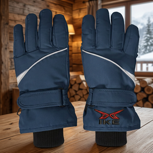 Gants de ski et snowboard imperméables HIKE, compatibles écran tactile, coupe-vent, chauds, en velours, unisexes, pour l'hiver, avec poignets cachés - Product Image 3