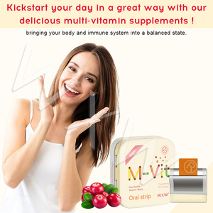 Tiras multivitamínicas para disolver a buen precio, sabor personalizado, fuerza ósea disuelta, inmunidad, absorción de calcio, tiras orales de vitamina - Product Image 4