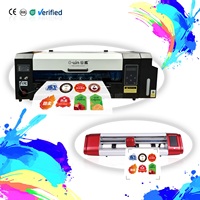 Máquina de impresión de etiquetas adhesivas en rollo para impresión rápida de logotipos en formato A3