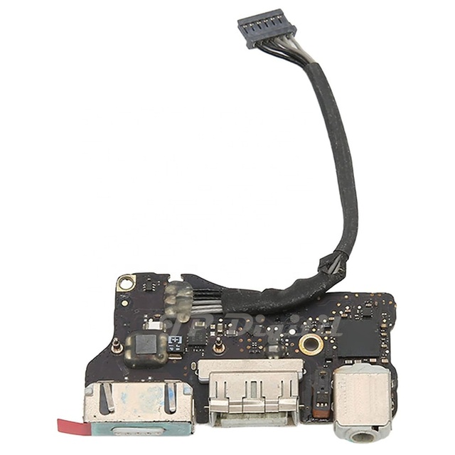 Original A1466 2013-2015 Macbook Air 13\" DC Jack Board with USB Power Audio Cable Used in Stock 820-3455-A 821-1722-A Board