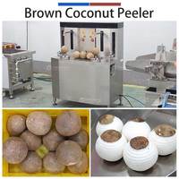 Ligne de production de noix de coco personnalisée, machine à décortiquer, peler, couper et nettoyer les noix de coco, machine à laver la chair de noix de coco
