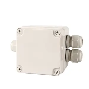 CNPNJI IP65 Waterproof ABS Junction Boxes Wall Mounting Plastic Enclosure Cover With Flange Ear for Pcb 75*110*40MM