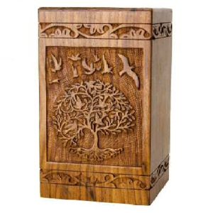 Urnes de crémation en bois de haute qualité Boîte et urne de cendres humaines en bois pour adultes - Product Image 4