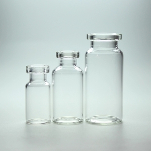3ml 5ml 8ml Empty <b>Mini</b> Clear Glass <b>Bottles</b> for Lab Chemical Cosmetic Packaging with Screen Printed Rubber Stopper Bulk Sale - Product Image 1