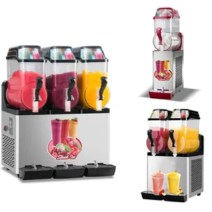 Smoothie buz soda slushie slush dondurulmuş soğuk buz makinesi İçecek makinesi ticari slush otomat banane yapma makinesi satışı